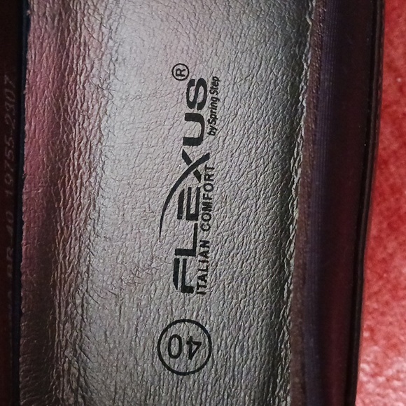 Spring Step Flexus slip on shoes closed round toe Italian comfort brown EU 40 9 - Picture 8 of 13